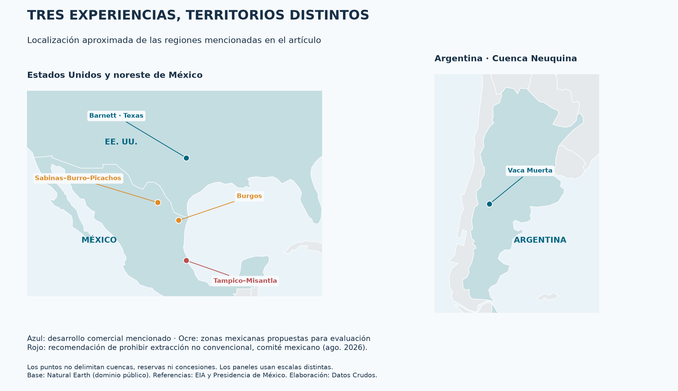 Mapa de las regiones mencionadas en el artículo